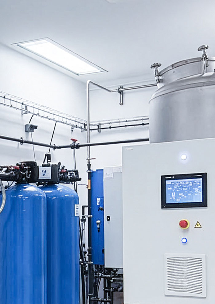 Interface Homme machine skid production boucle d'eau purifiée